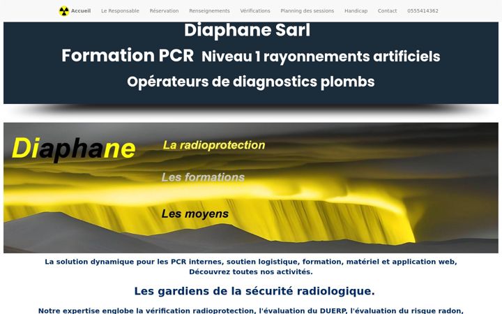 Screenshot of formation-pcr.com