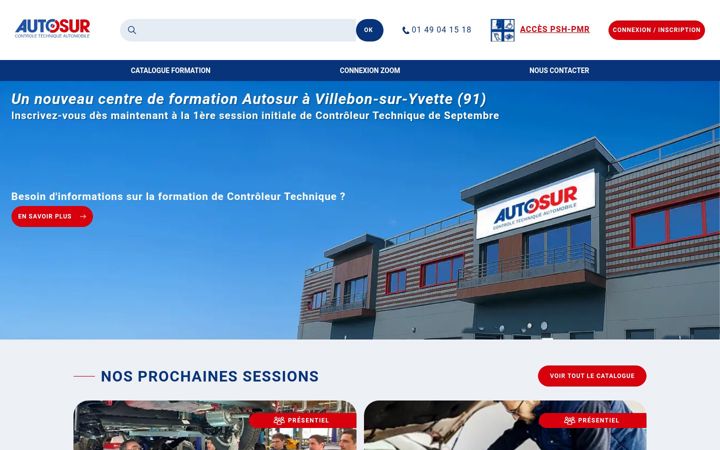 Screenshot of formation-secta.fr