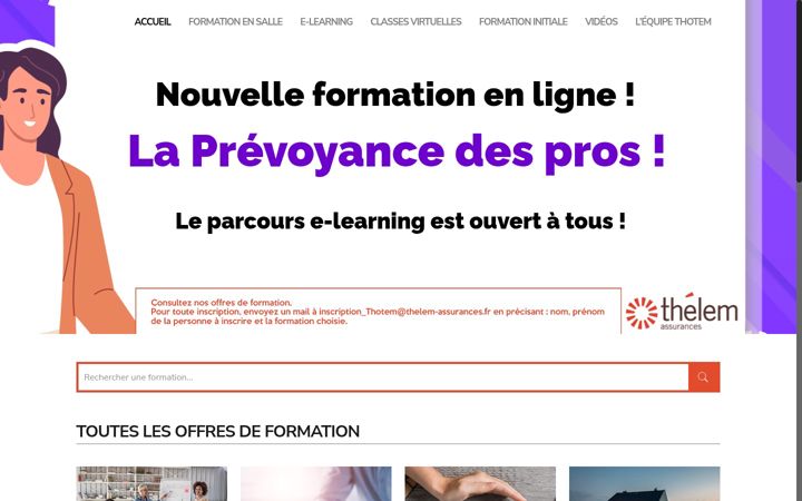 Screenshot of formation-thotem.fr