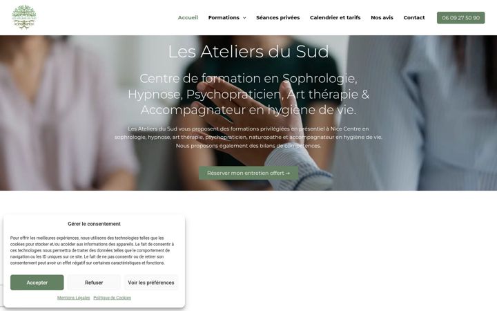 Screenshot of formation06.com
