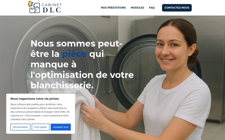 Screenshot of formationblanchisseriedlc.fr