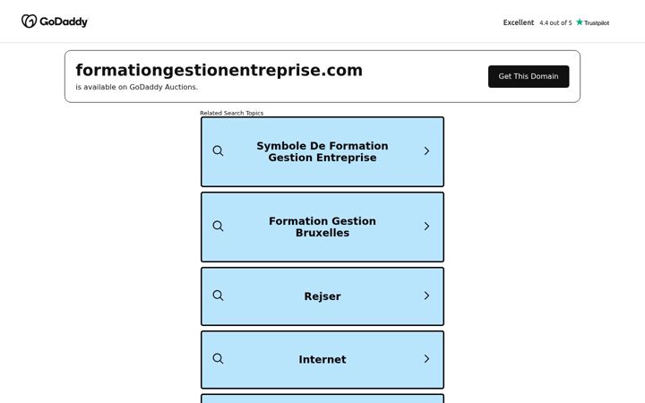 Screenshot of formationgestionentreprise.com