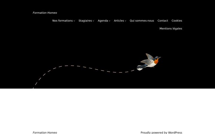 Screenshot of formationhomeo.com