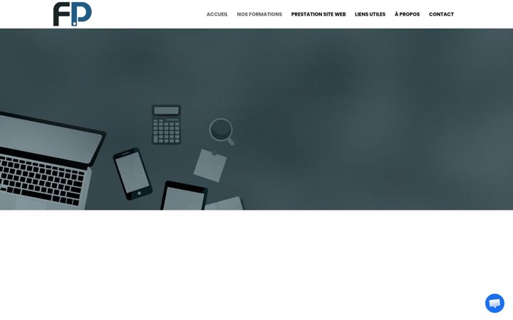 Screenshot of formationsprivees.eu