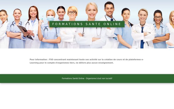 Screenshot of formationssante.online