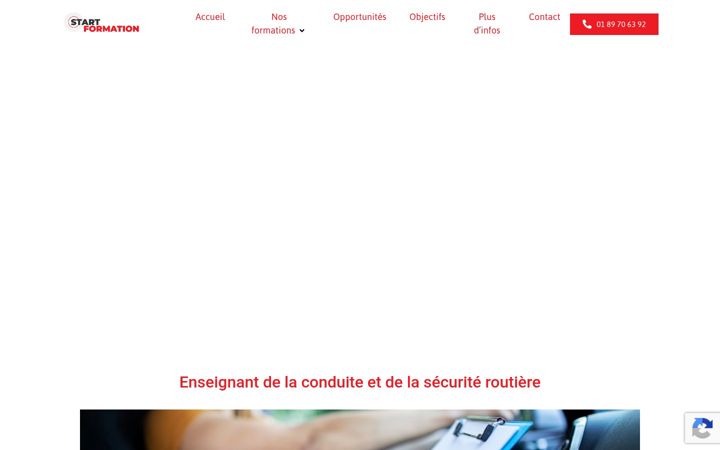 Screenshot of formationstart.fr