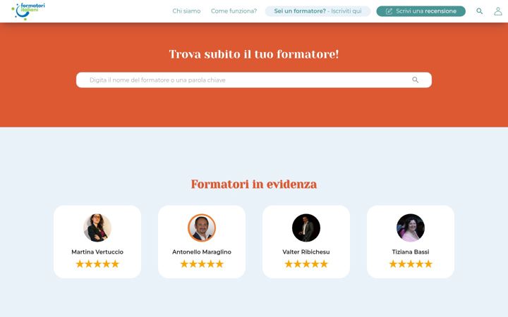 Screenshot of formatoriitaliani.com