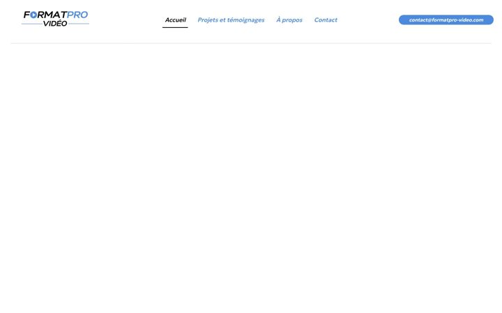 Screenshot of formatpro-video.fr
