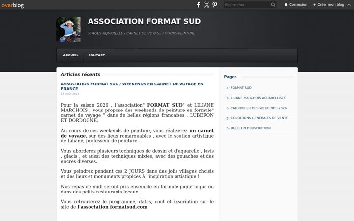 Screenshot of formatsud.com