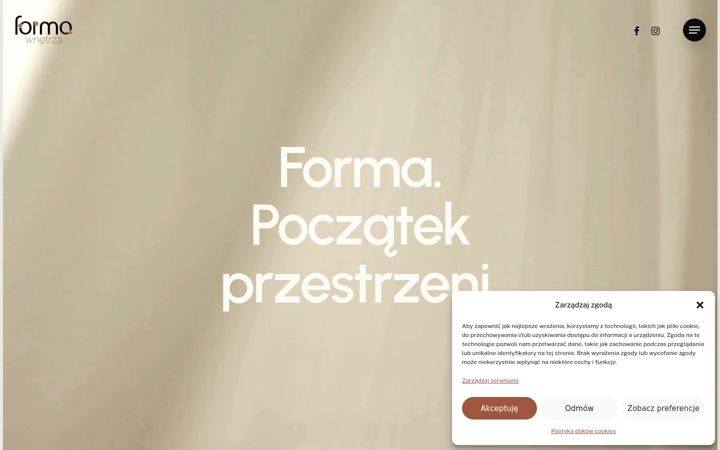 Screenshot of formawnetrza.com