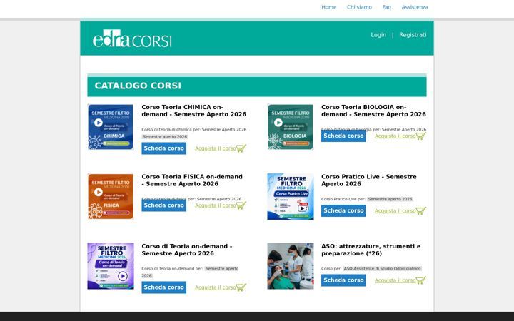 Screenshot of formazione-edracorsi.it