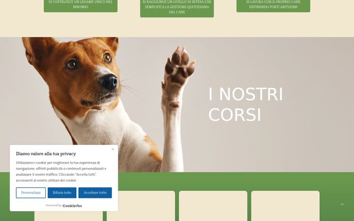 Screenshot of formazionecinofili.it