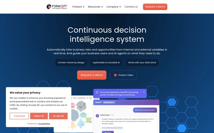 Screenshot of formcept.com
