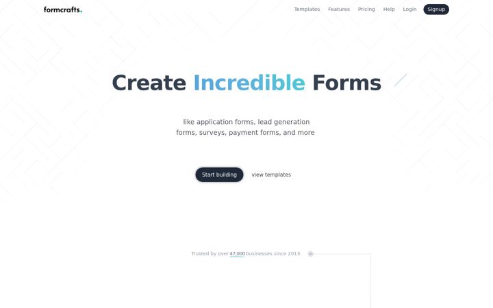 Screenshot of formcrafts.com