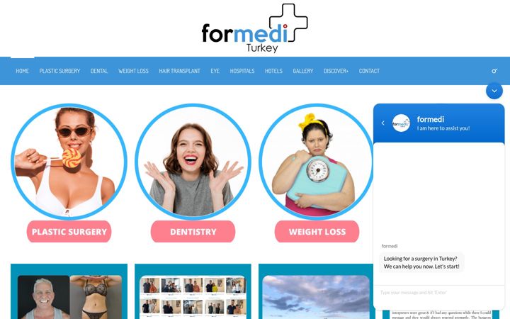 Screenshot of formedi.co.uk