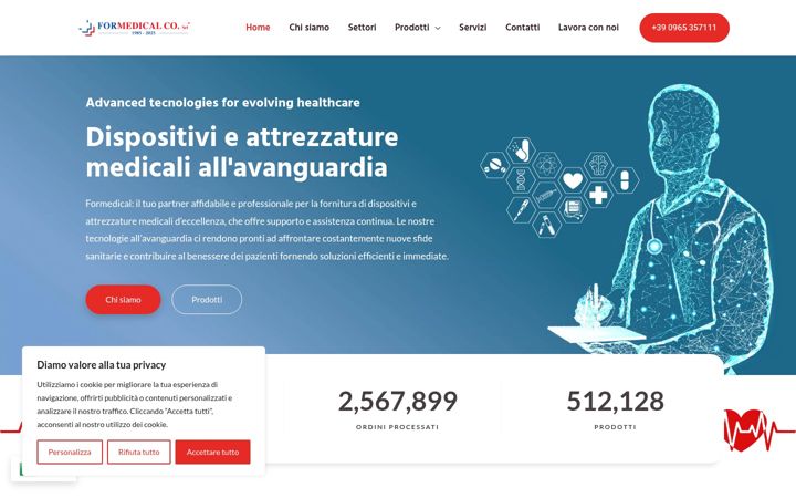 Screenshot of formedical.it