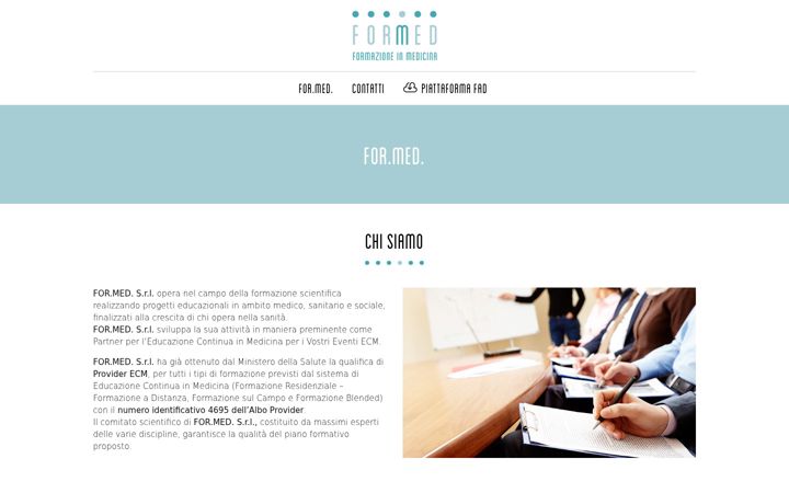 Screenshot of formedsrl.com