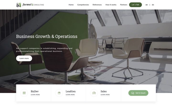 Screenshot of formel-s.com