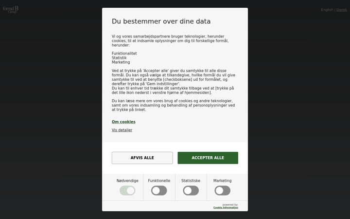 Screenshot of formelb.dk