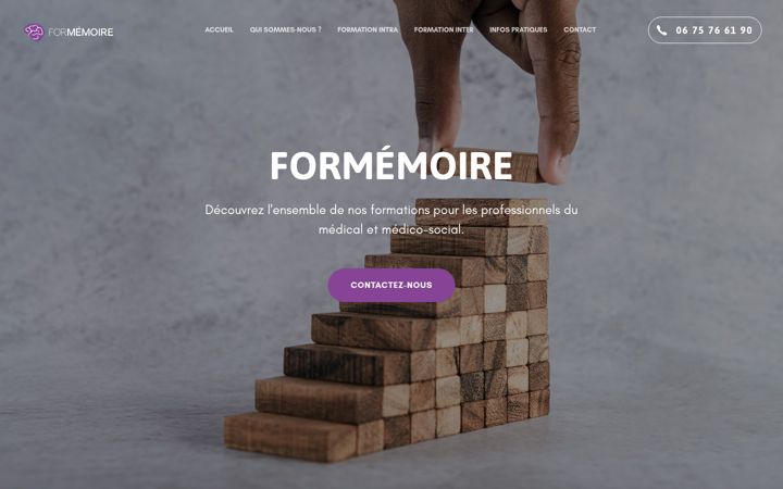 Screenshot of formemoire.fr