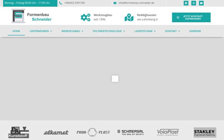 Screenshot of formenbau-schneider.de