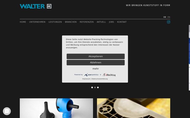 Screenshot of formenbau-walter.de
