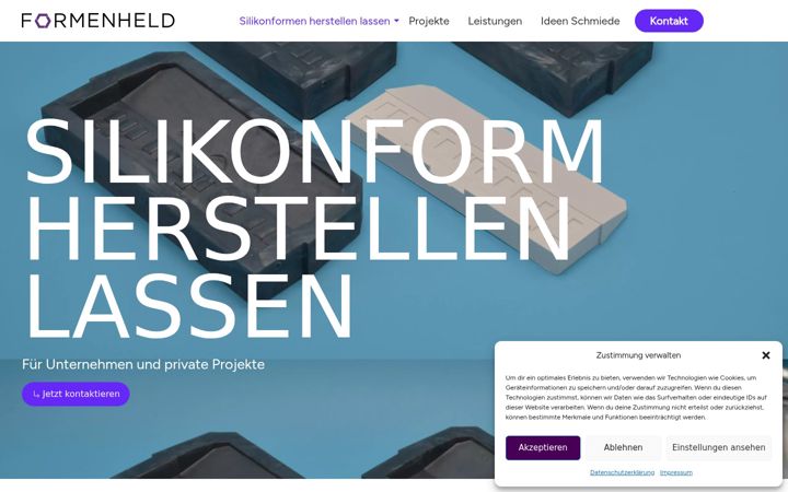 Screenshot ta' formenheld.de