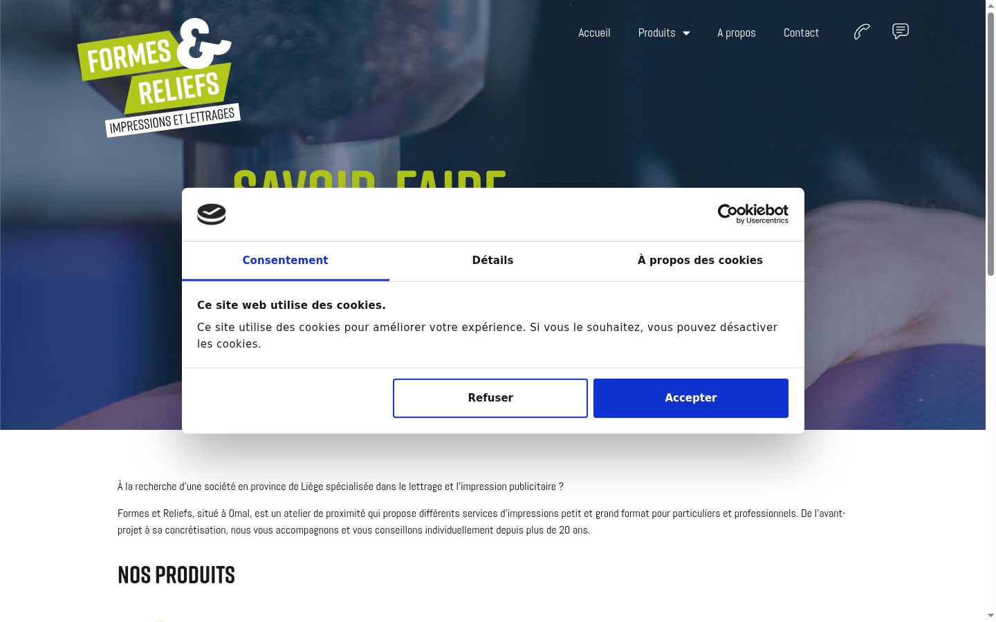 Sutikimo reklamjuostės, rodytos prieš bet kokią sąveiką, ekrano kopija