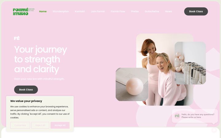 Screenshot of formestudio.at