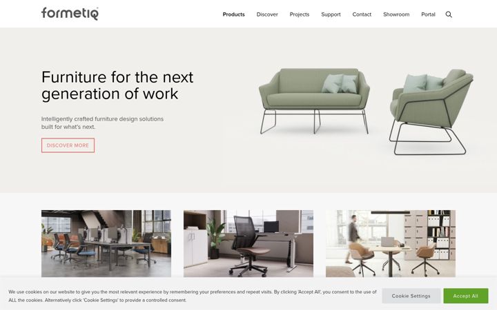 Screenshot of formetiq.com