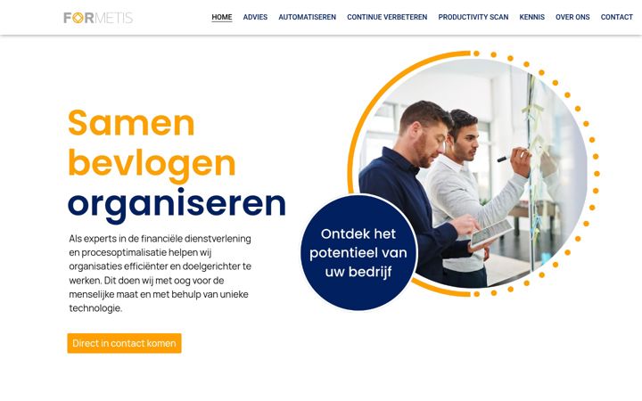 Screenshot of formetis.nl