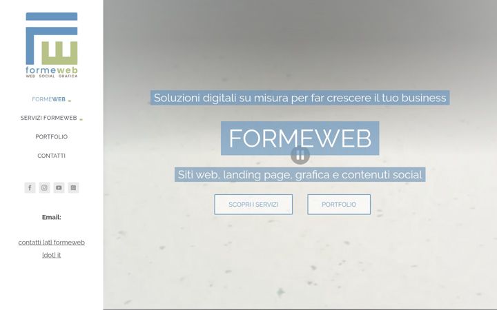 Skærmbillede af formeweb.it