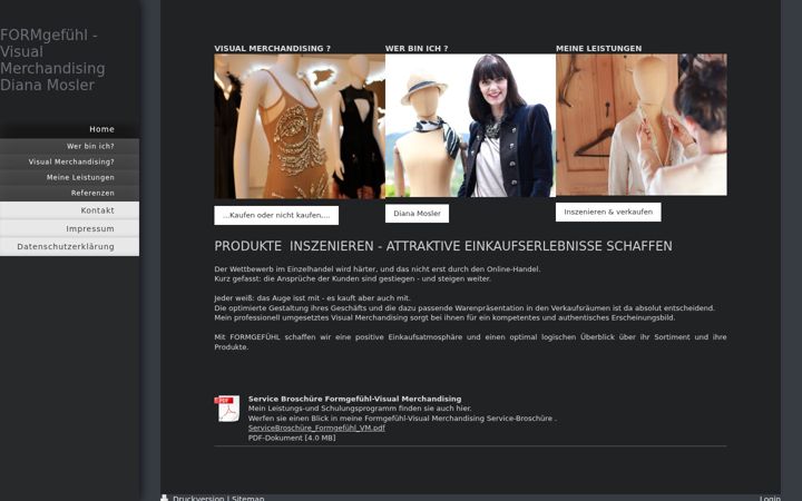 Screenshot ta' formgefuehl-vm.de