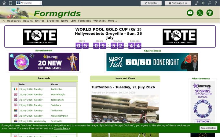 Screenshot of formgrids.info