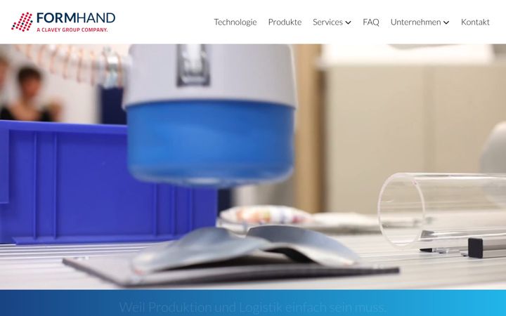 Screenshot of formhand.com