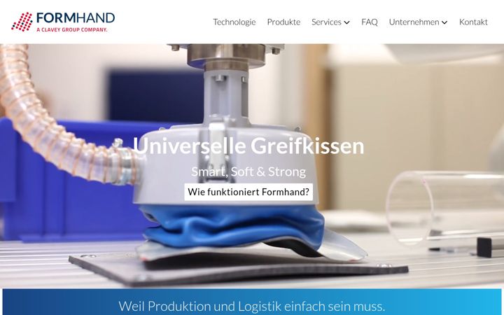 Screenshot of formhand.de