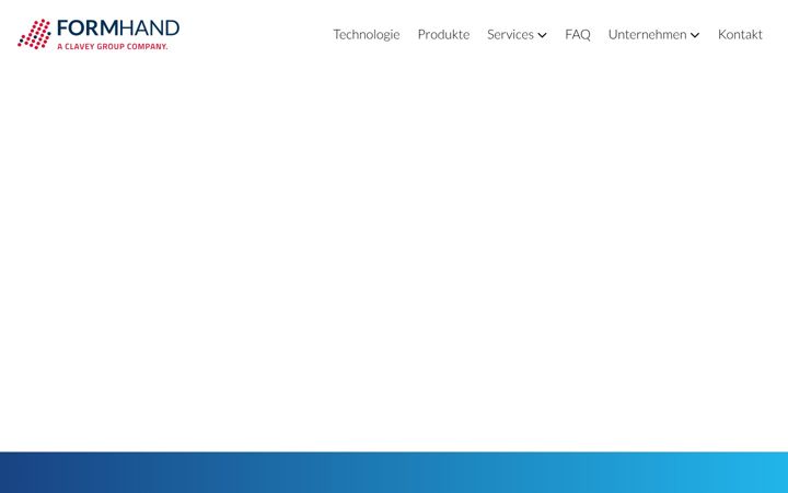 Screenshot of formhand.eu