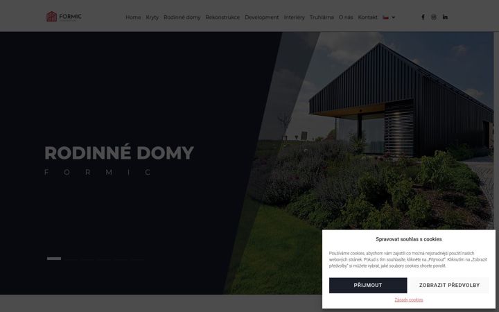 Screenshot of formic.cz