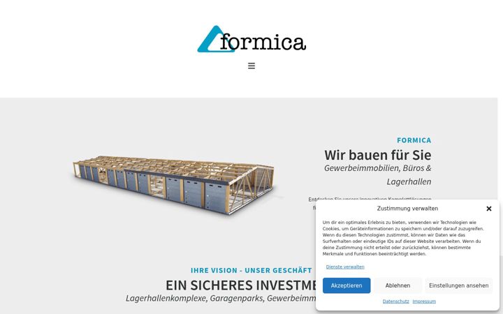Screenshot of formica-team.de