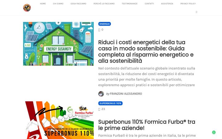Screenshot of formicafurba.com