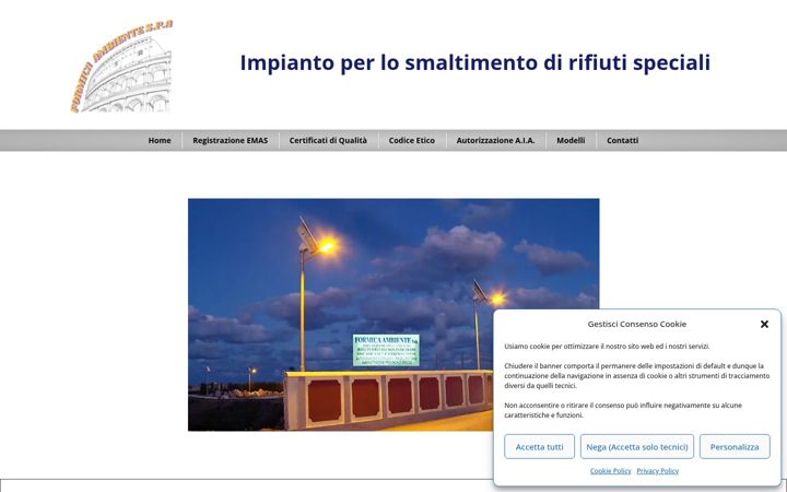 Screenshot of formicambiente.it
