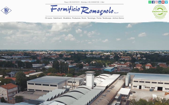 Posnetek zaslona formificioromagnolo.com