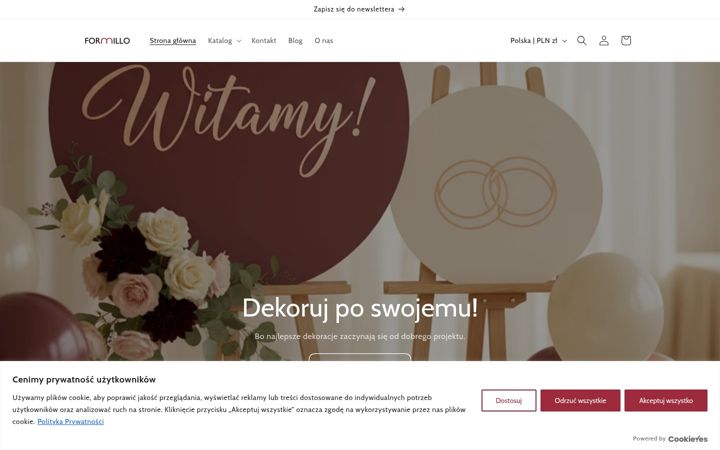 Screenshot of formillo.pl