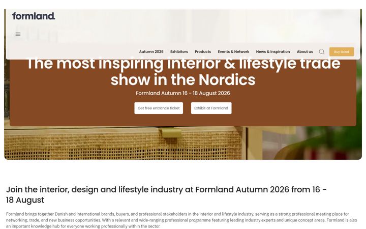 Screenshot of formland.com