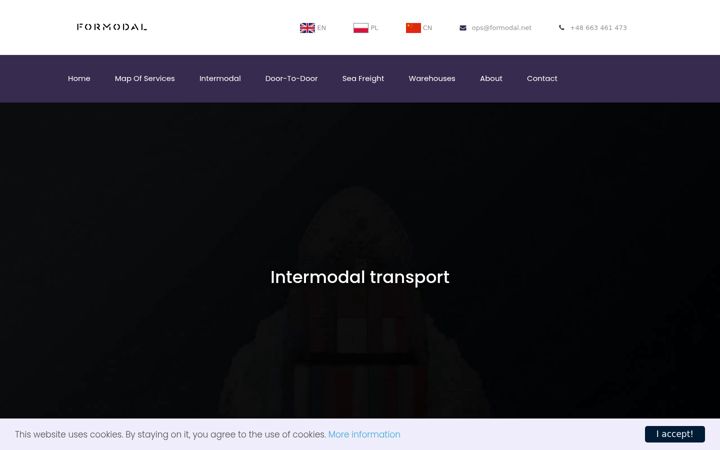 Snímek obrazovky formodal.net