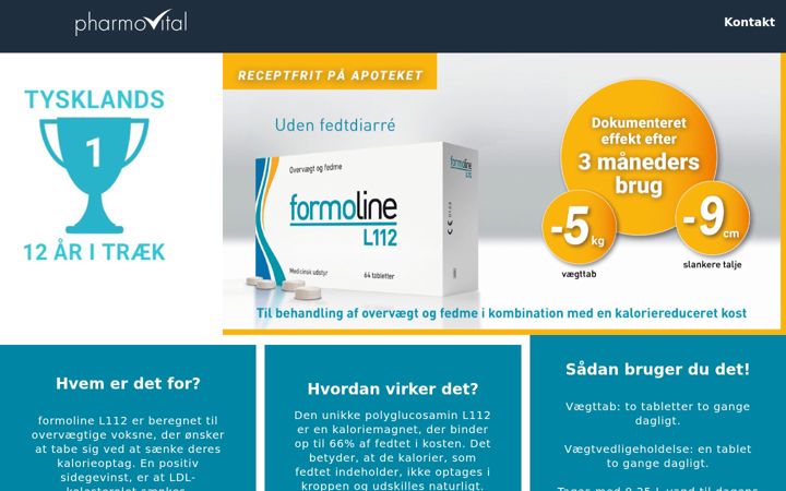 Screenshot of formoline.dk