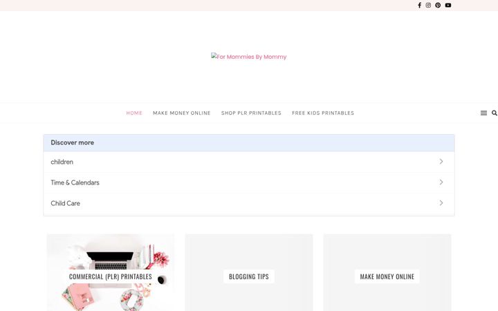 Screenshot of formommiesbymommy.com