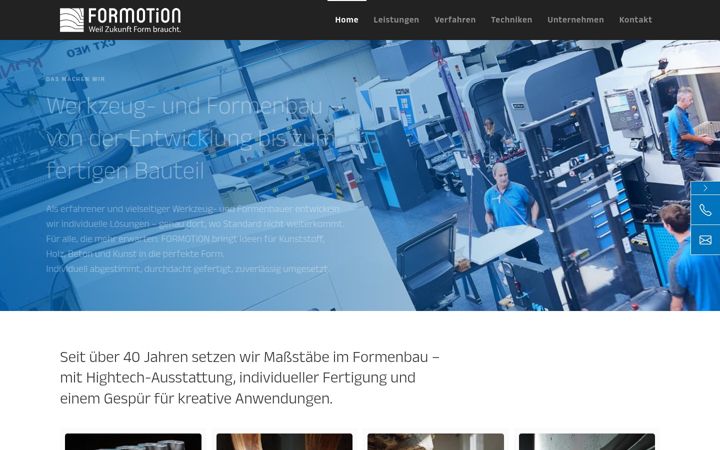 Screenshot of formotion-gmbh.de