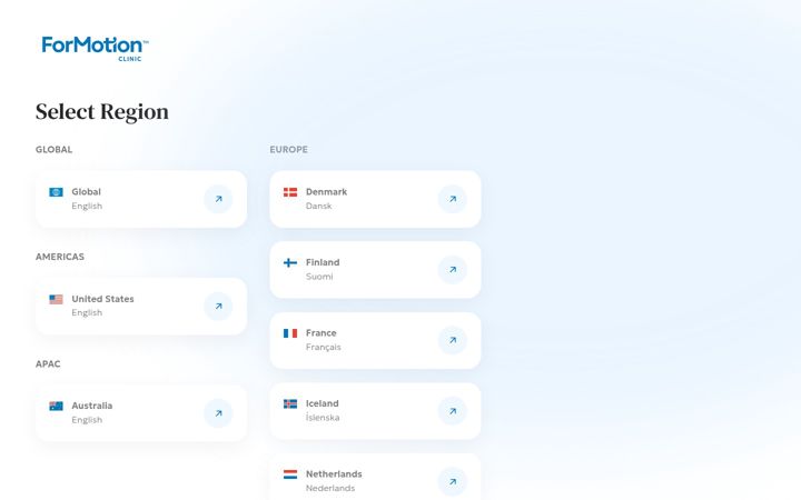 Screenshot of formotion.com