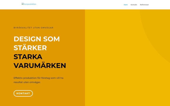 Screenshot of formproduktion.se